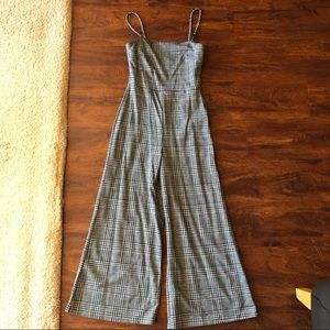 Plaid jumpsuit
